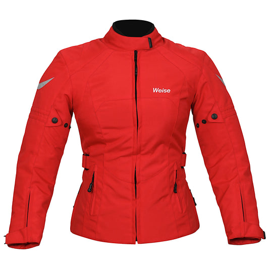 Weise Ladies Dakota Textile Jacket - Red by Weise - clearance motorcycle jacket