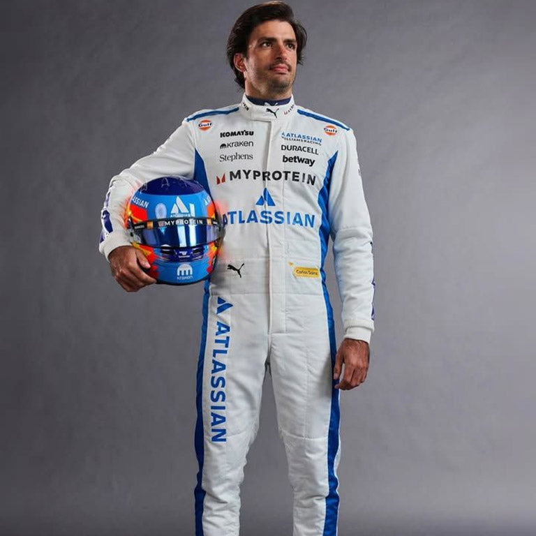 2025 WILLIAMS CARLOS SAINZ F1 Race Suit REPLICA Dash Racegear product image 2