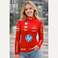 Women's F1 Racing Compression Shirt Motorsport Inspired by Dash Racegear, front product view, design 0868