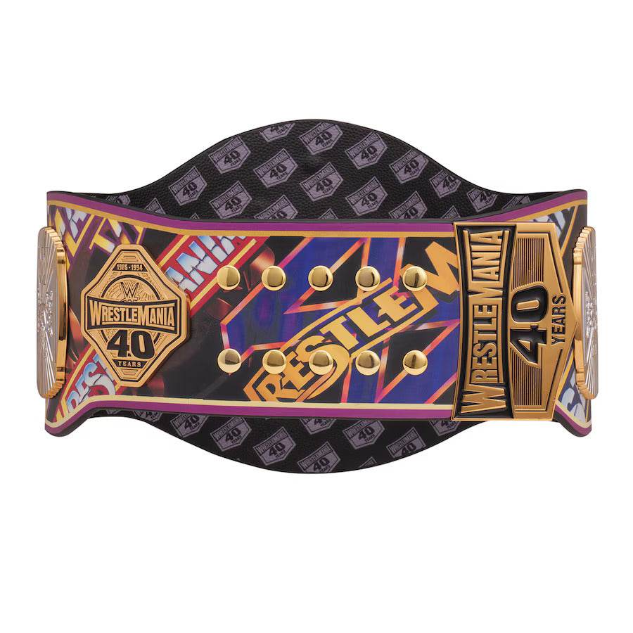 WWE Winged Eagle 40 Years Of WrestleMania Inspired Title Belt - 6 | Dash Racegear
