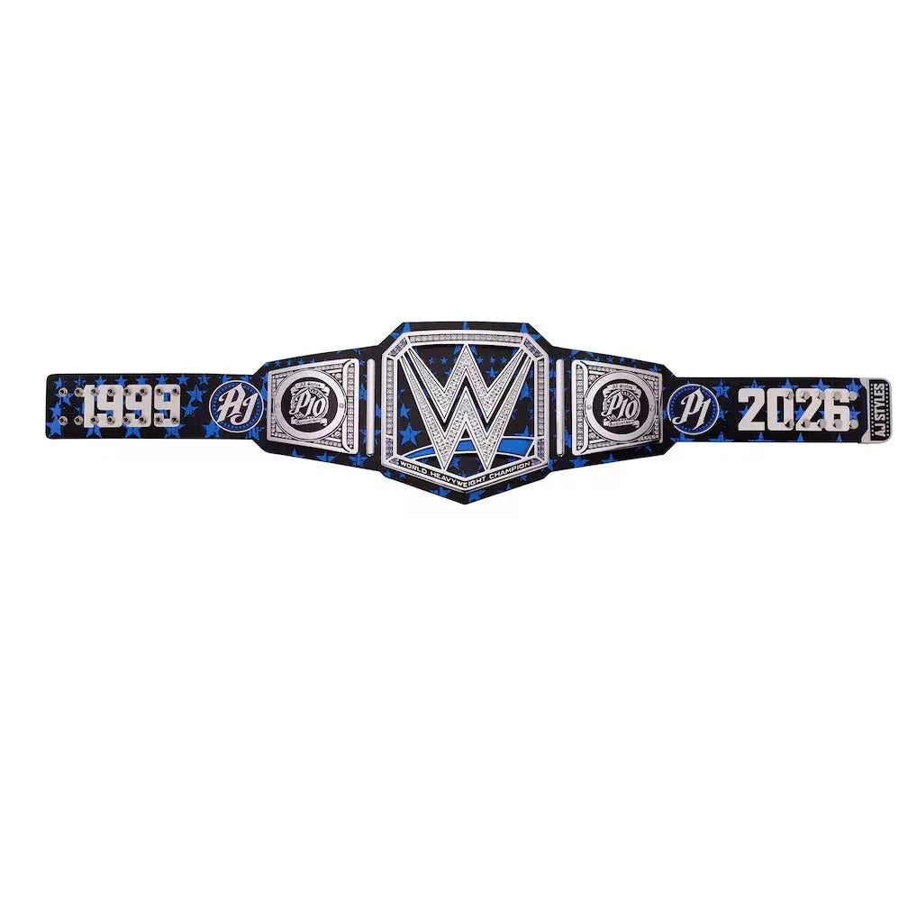 WWE AJ Styles 10th Anniversary Signature Series Title Belt - 5 | Dash Racegear