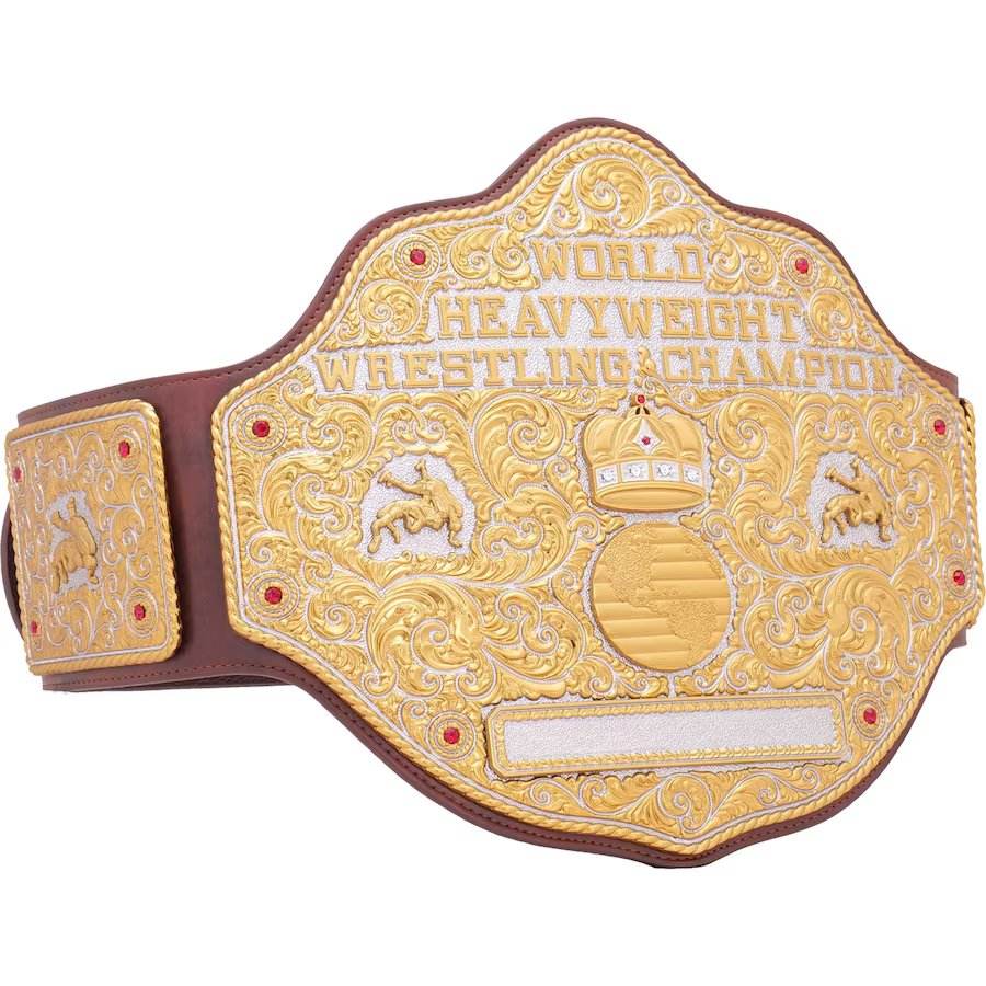 WWE Big Gold World Heavyweight Championship Title Belt - 2 | Dash Racegear
