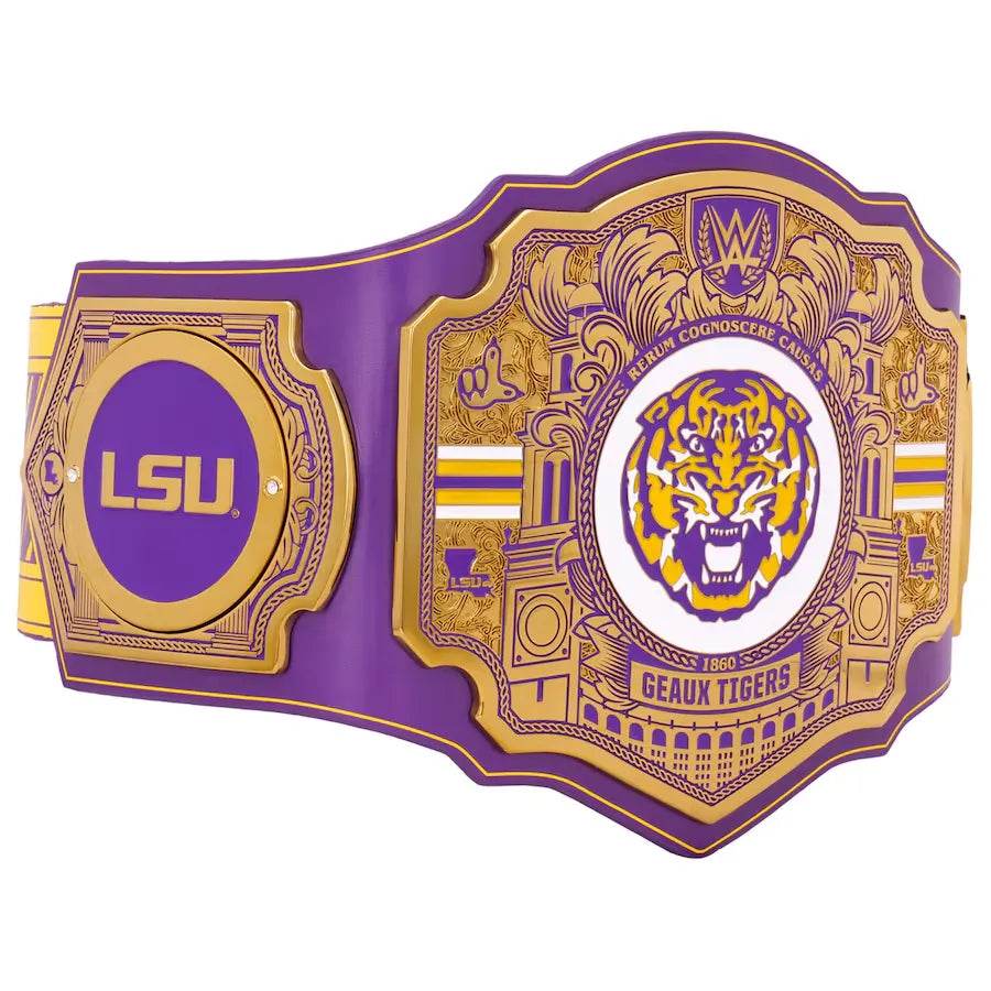WWE LSU Tigers College Legacy Championship Title Belt - 2 | Dash Racegear