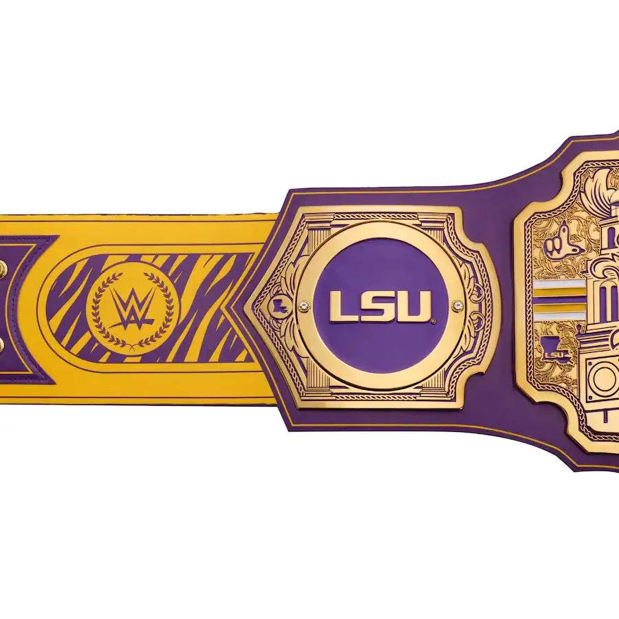 WWE LSU Tigers College Legacy Championship Title Belt - 6 | Dash Racegear