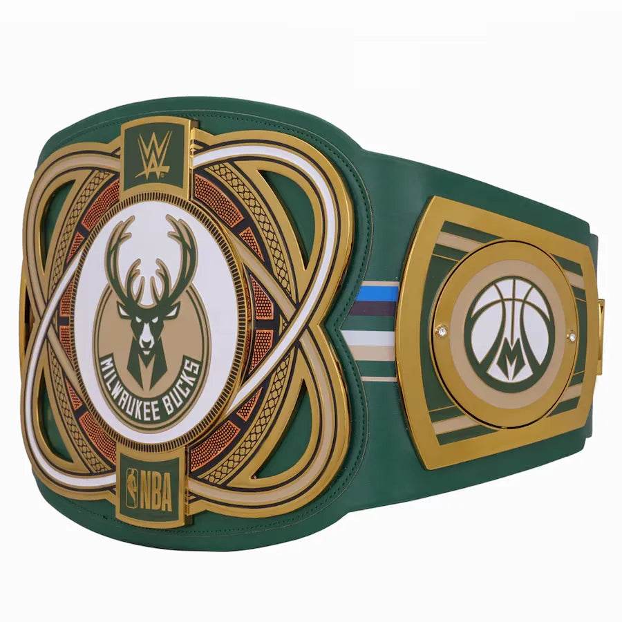 WWE Milwaukee Bucks NBA Legacy Championship Title Belt - 2 | Dash Racegear