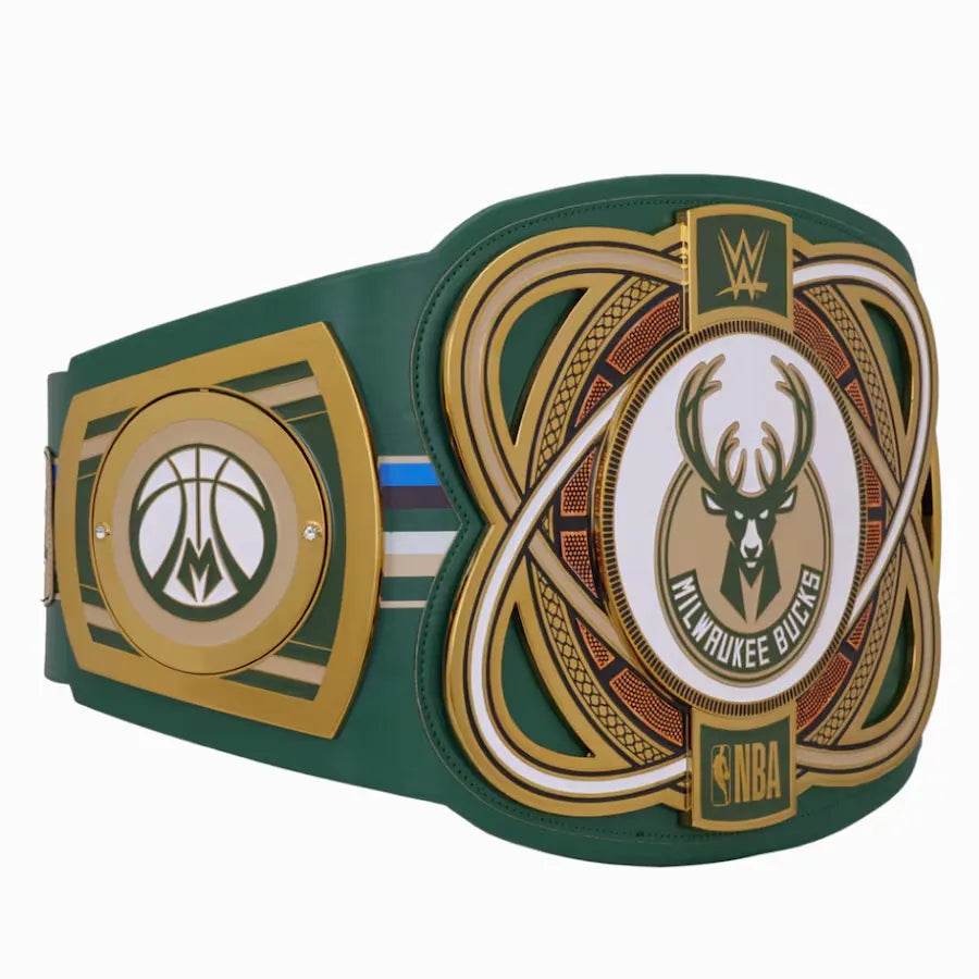 WWE Milwaukee Bucks NBA Legacy Championship Title Belt - 3 | Dash Racegear