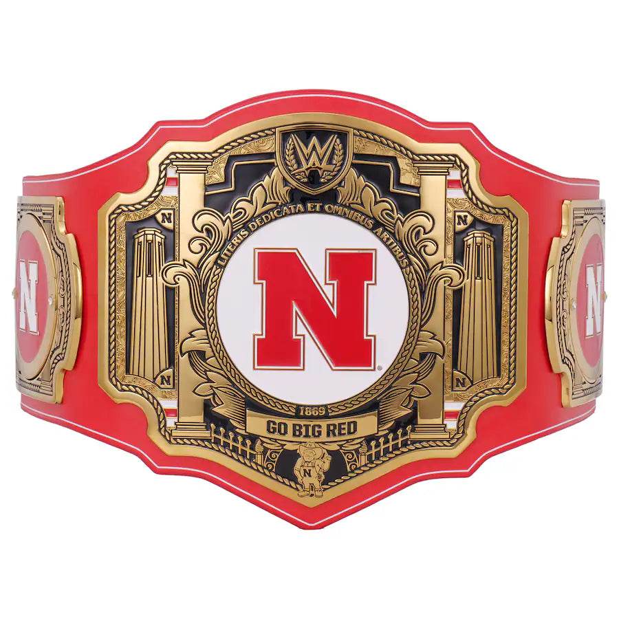 WWE Nebraska Huskers College Legacy Championship Title Belt - 1 | Dash Racegear
