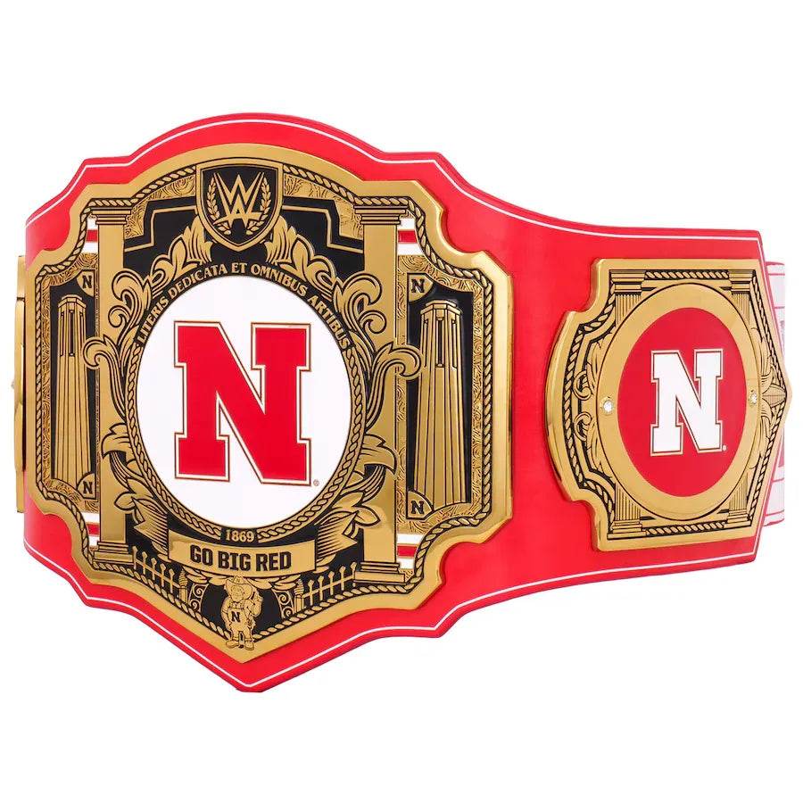 WWE Nebraska Huskers College Legacy Championship Title Belt - 3 | Dash Racegear