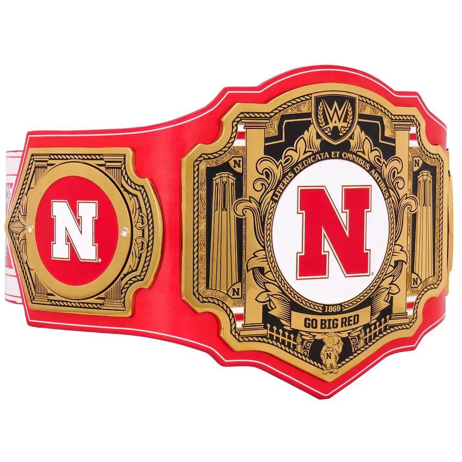 WWE Nebraska Huskers College Legacy Championship Title Belt - 2 | Dash Racegear