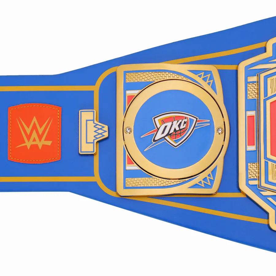 WWE Oklahoma City Thunder NBA Legacy Championship Title Belt - 5 | Dash Racegear