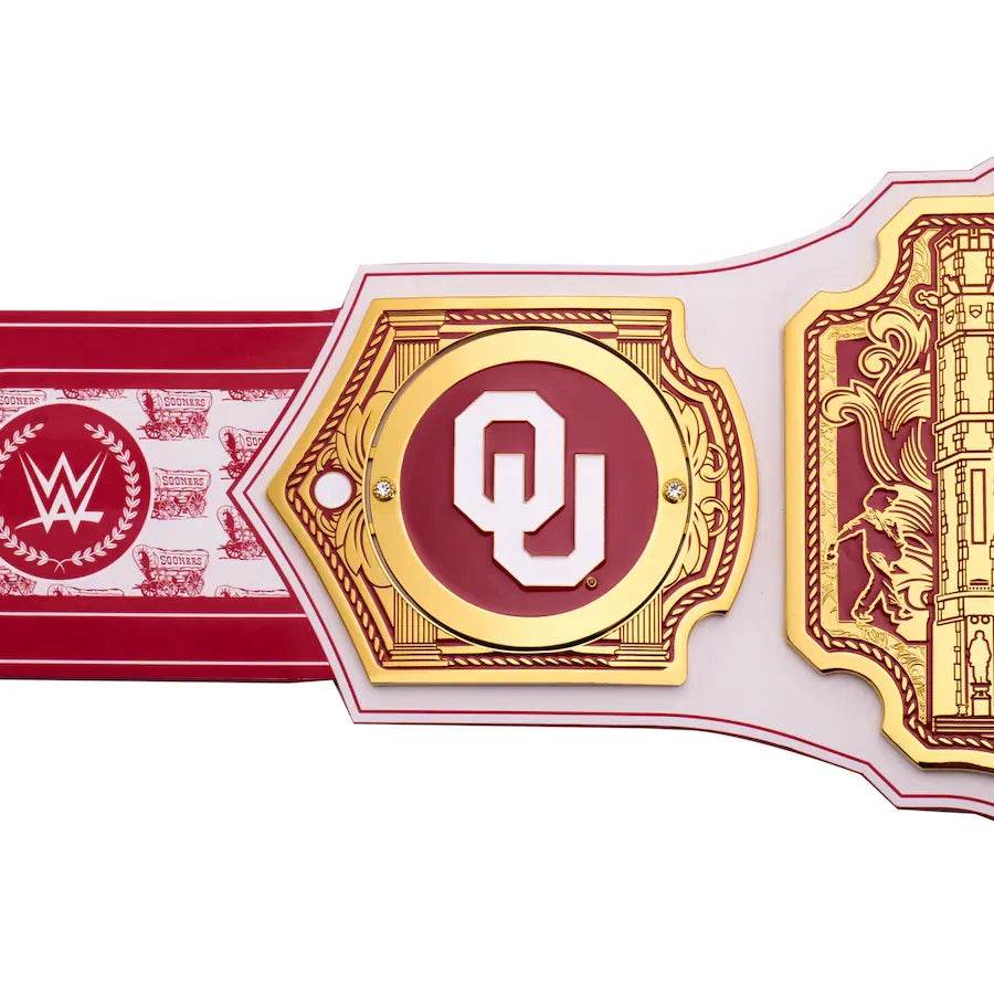 WWE Oklahoma Sooners College Legacy Championship Title Belt - 7 | Dash Racegear