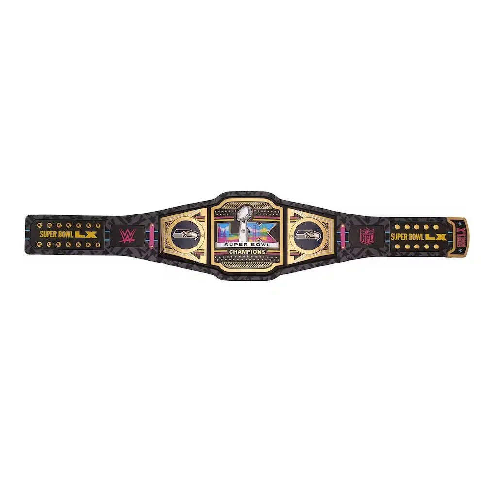 WWE Seattle Seahawks Super Bowl LX Champions Legacy Title Belt - 5 | Dash Racegear