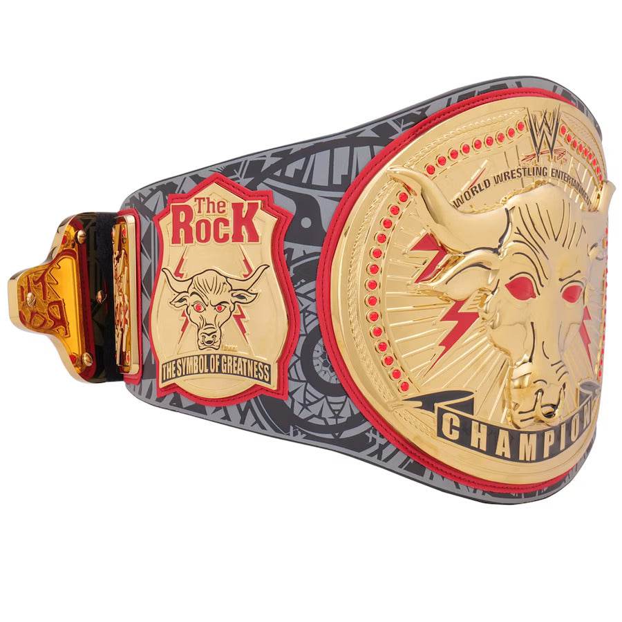 WWE The Rock Signature Series Inspired Title Belt - 2 | Dash Racegear