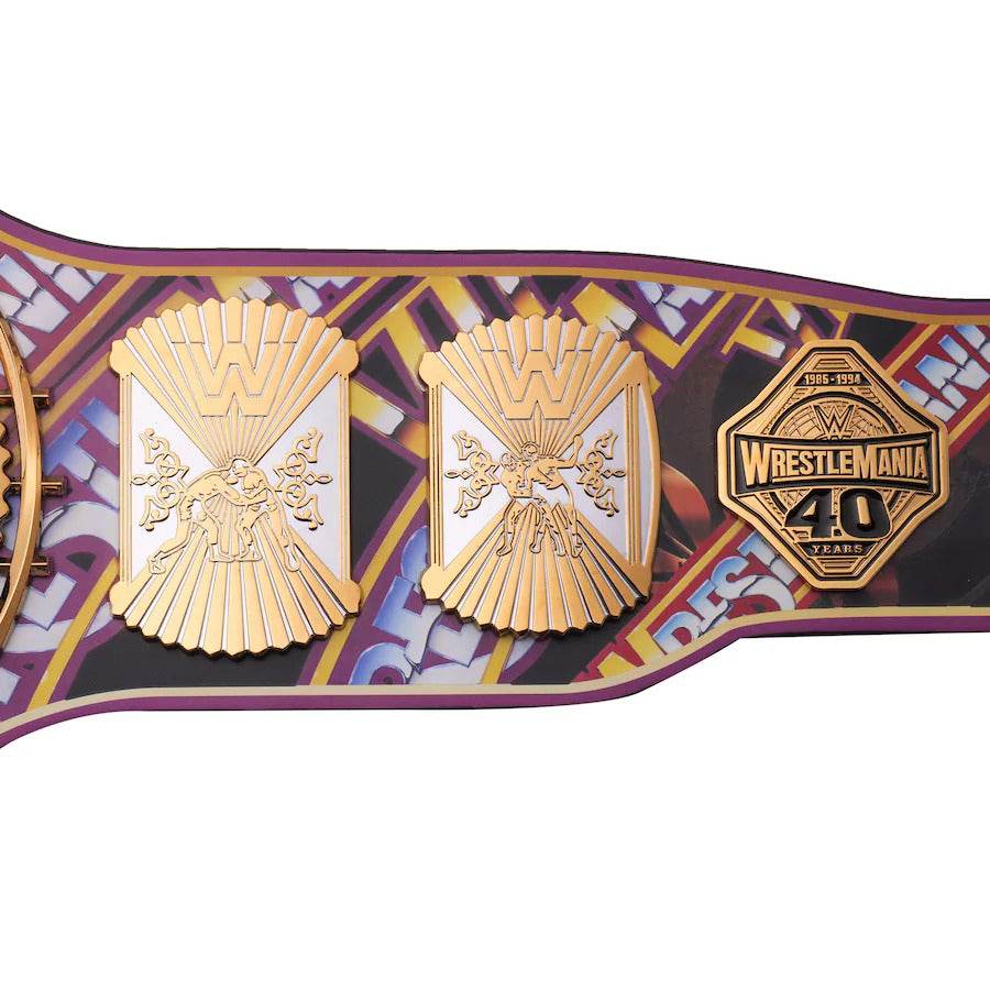 WWE Winged Eagle 40 Years Of WrestleMania Inspired Title Belt - 5 | Dash Racegear