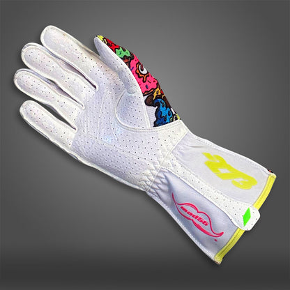 'YUM' Mad56 x -273  Green/White/Blue/Yellow - Glove | DASH RACEGEAR